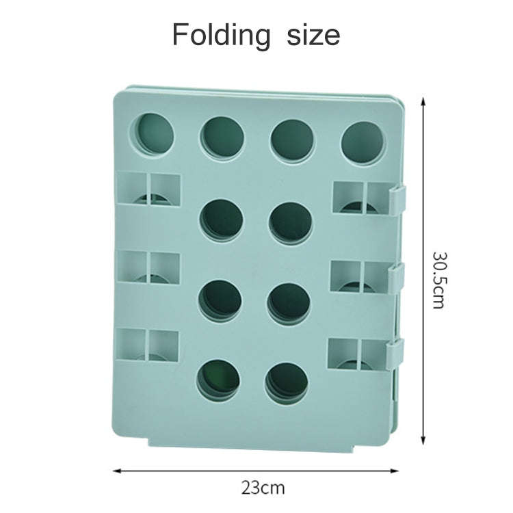 Durable Plastic Laundry Storage Fold Unique Clothing Shelves Stacked Board Organizer Tools, Rando...