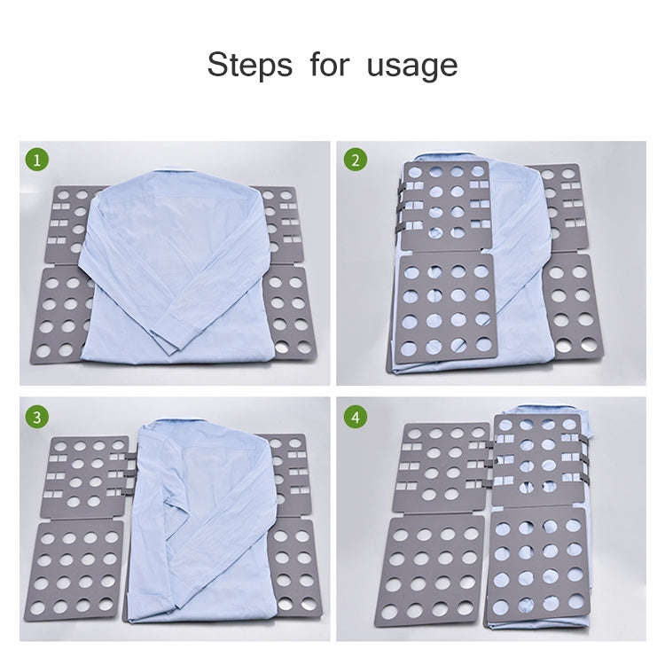 Durable Plastic Laundry Storage Fold Unique Clothing Shelves Stacked Board Organizer Tools, Rando...
