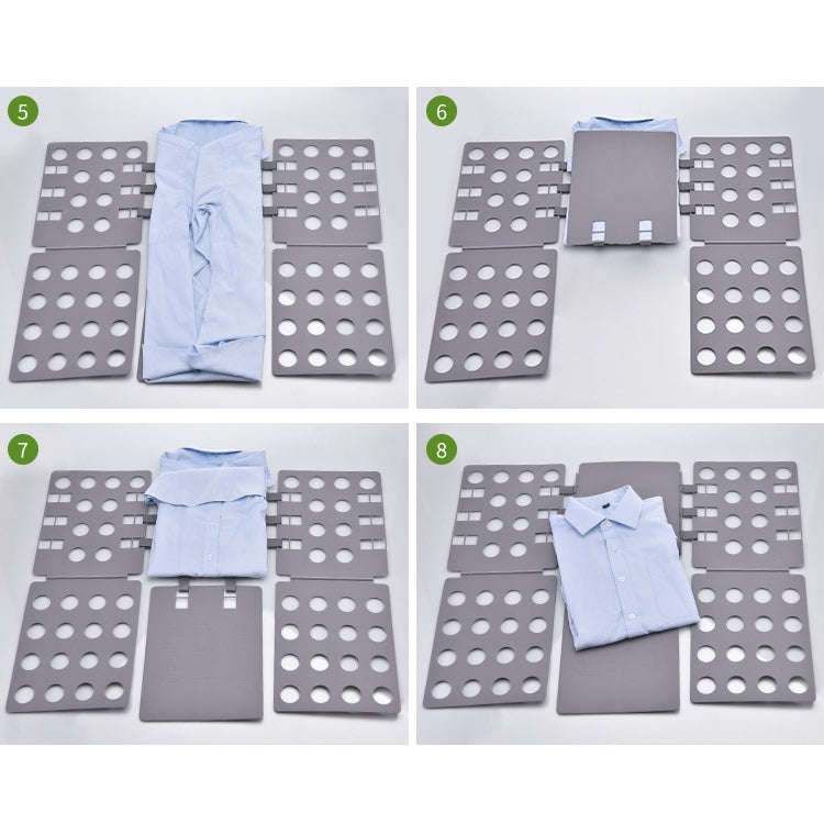 Durable Plastic Laundry Storage Fold Unique Clothing Shelves Stacked Board Organizer Tools, Rando...