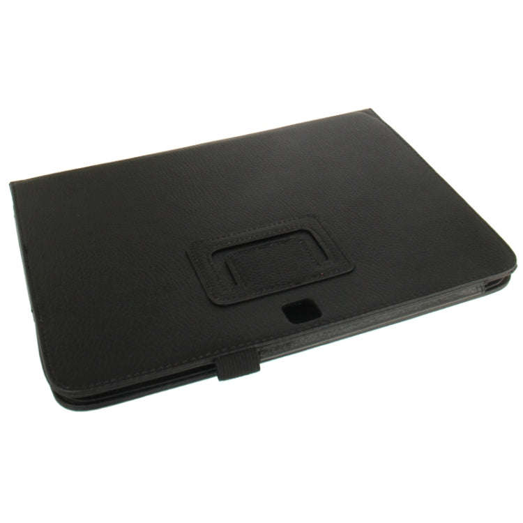 Litchi Texture Leather Case with Holder for Galaxy Tab 3 (10.1) / GT-P5200