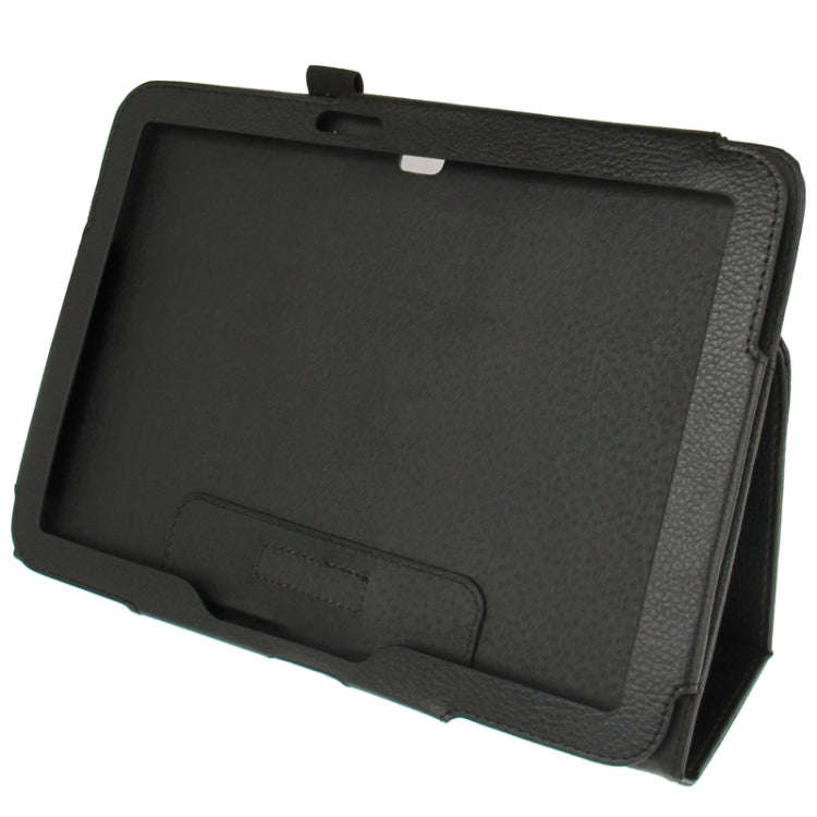 Litchi Texture Leather Case with Holder for Galaxy Tab 3 (10.1) / GT-P5200