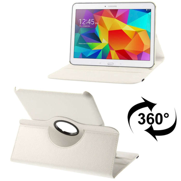 360 Degree Rotatable Litchi Texture Leather Case with 2-angle Viewing Holder for Samsung Galaxy T...