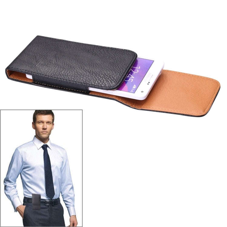 Litchi Texture Vertical Style Waist Bag for iPhone 6s Plus / iPhone 6 Plus & Galaxy Note 8 / Note...