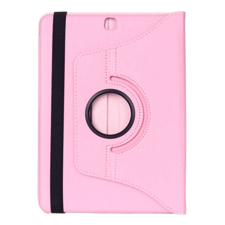 Litchi Texture 360 Degree Rotation Leather Case with multi-functional Holder for Galaxy Tab S2 9.7