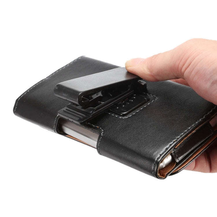 5.5 inch Sheepskin Texture Universal Rotatable Horizontal Style Leather Case with Belt Hole for G...