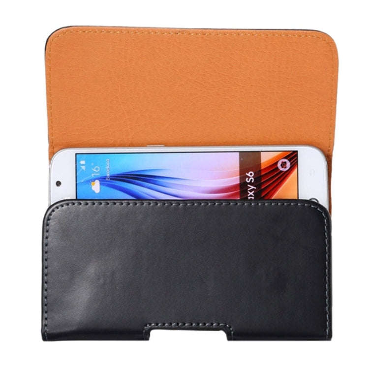 For iPhone X  & Galaxy S6 / G920 Crazy Horse Texture Vertical Flip Leather Case / Waist Bag with ...