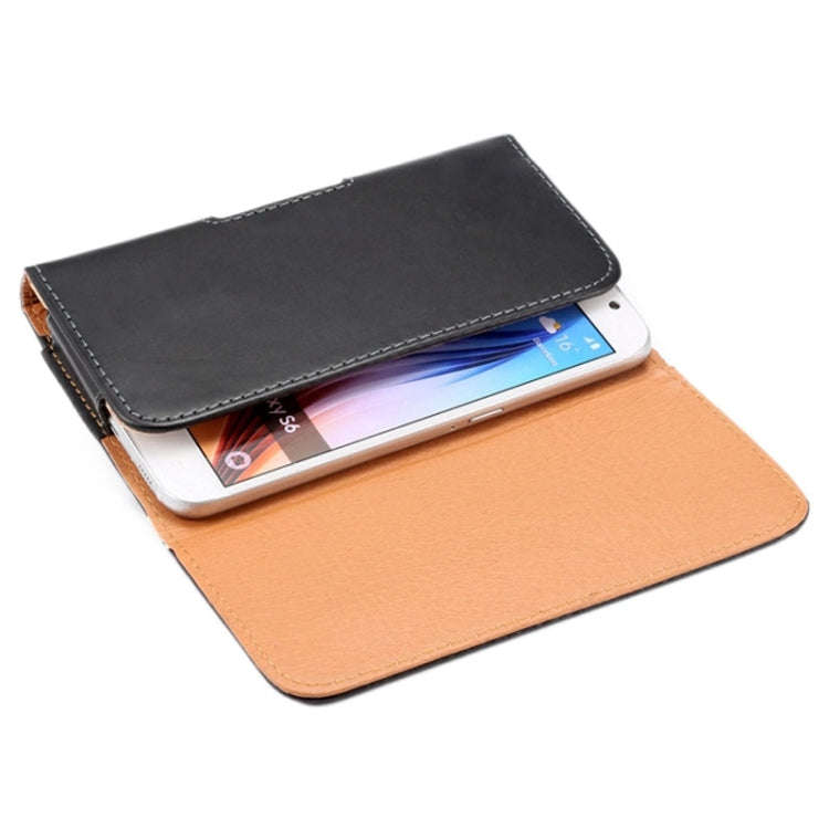 For iPhone X  & Galaxy S6 / G920 Crazy Horse Texture Vertical Flip Leather Case / Waist Bag with ...
