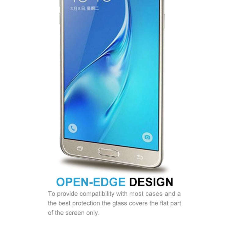 50 PCS HAWEEL 0.26mm 9H+ Surface Hardness 2.5D Explosion-proof Tempered Glass Film for Galaxy J7 ...