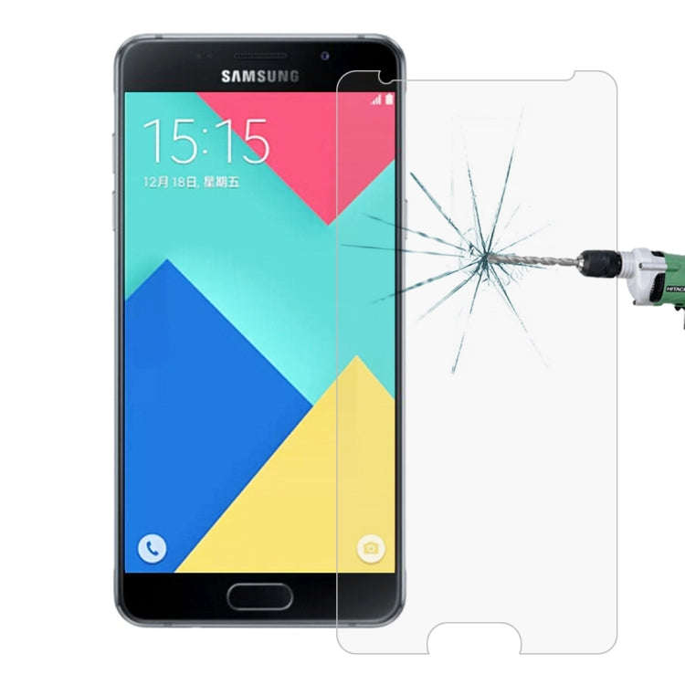 For Galaxy A5(2016) / A510 0.26mm 9H Surface Hardness 2.5D Explosion-proof Tempered Glass Screen ...