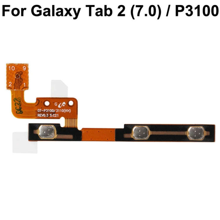 For Galaxy Tab 2 (7.0) / P3100 Original Power Button Volume Flex Cable, For Galaxy Tab 2 (7.0) / ...