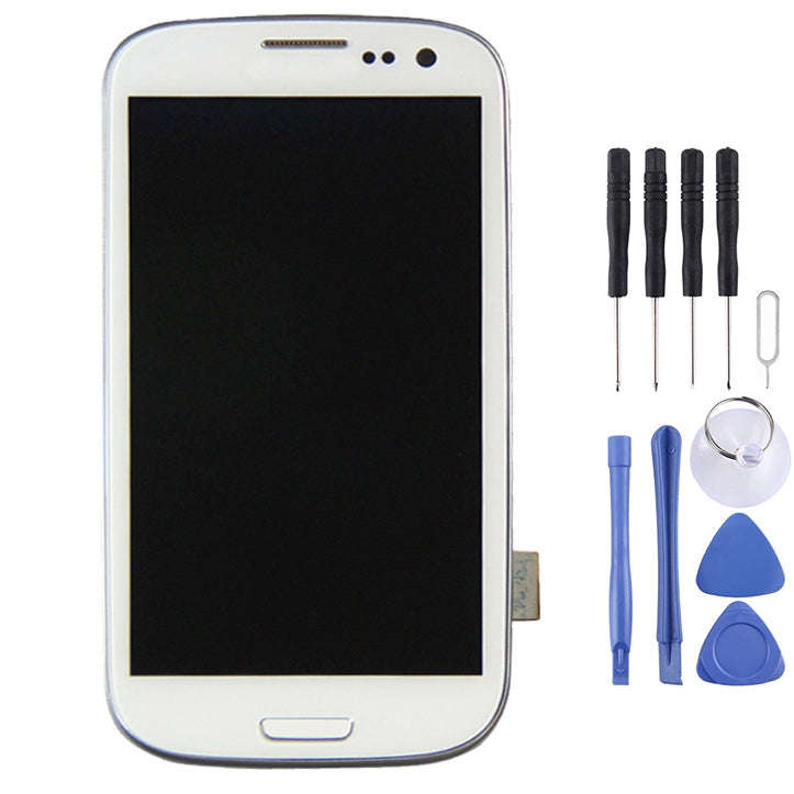 Original LCD Display + Touch Panel with Frame for Galaxy SIII LTE / i9305, For Galaxy S III LTE /...