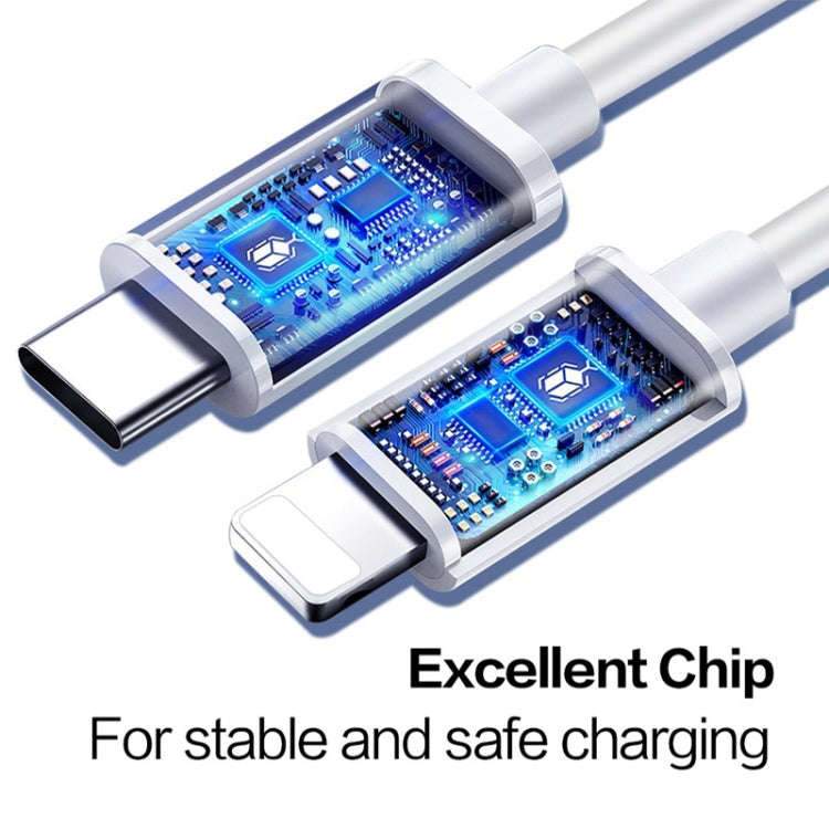 USB-C / Type-C 3.1 Male to 8 Pin Male Data Cable, Cable Length: 1m