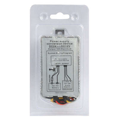DC 24V to 12V Car Power Step-down Transformer, Rated Output Current: 5A, Rated Output Current: 5A