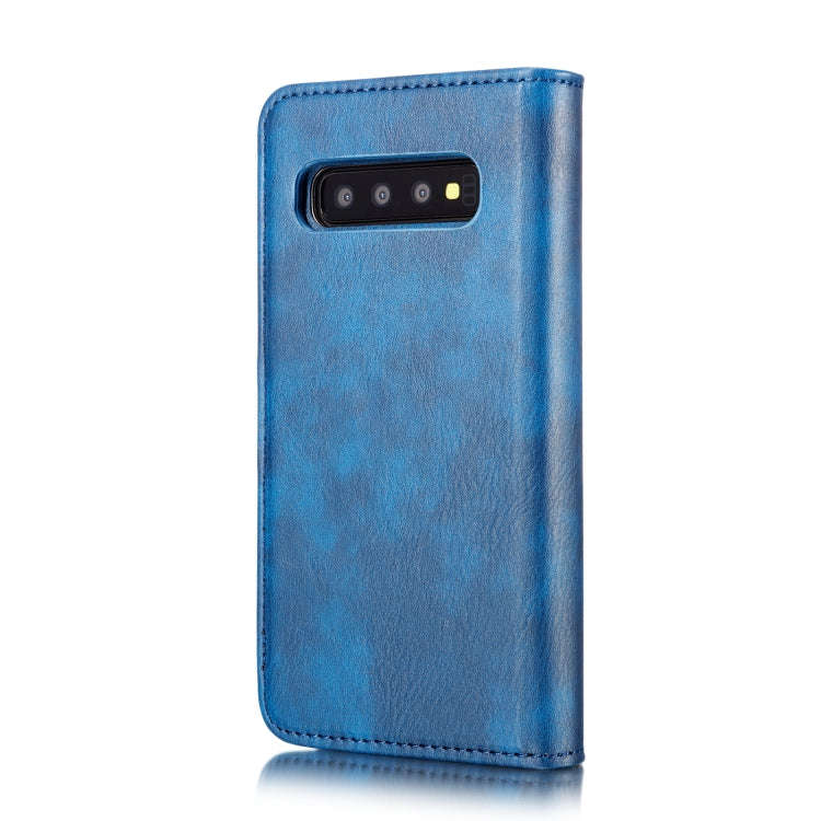 DG.MING Crazy Horse Texture Flip Detachable Magnetic Leather Case for Samsung Galaxy S10 Plus, wi...