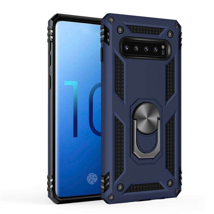 Sergeant Armor Shockproof TPU + PC Protective Case for Galaxy S10, with 360 Degree Rotation Holde...