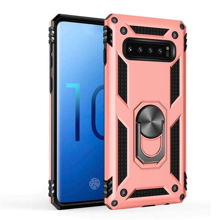 Sergeant Armor Shockproof TPU + PC Protective Case for Galaxy S10, with 360 Degree Rotation Holde...