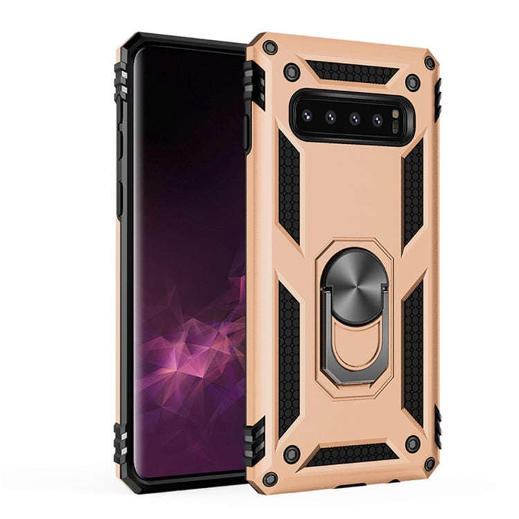 Sergeant Armor Shockproof TPU + PC Protective Case for Galaxy S10 Plus, with 360 Degree Rotation ...