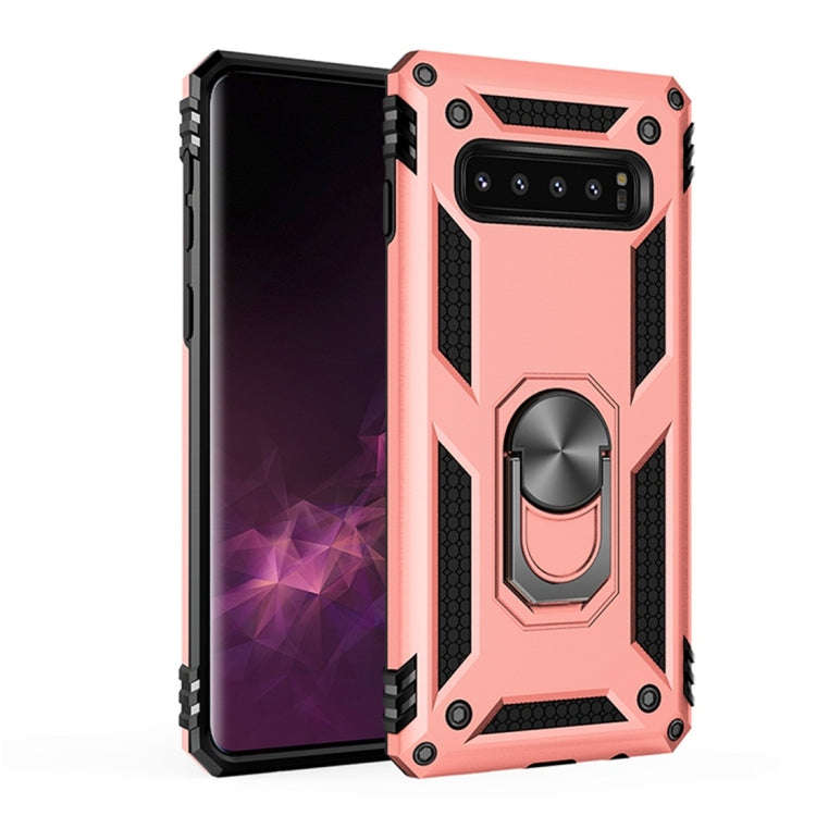 Sergeant Armor Shockproof TPU + PC Protective Case for Galaxy S10 Plus, with 360 Degree Rotation ...