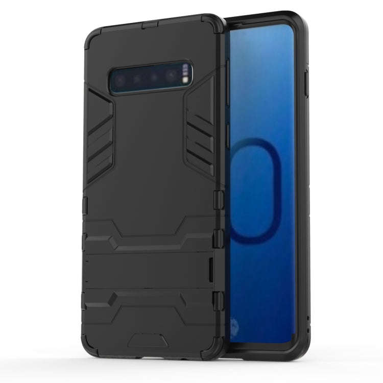 Shockproof PC + TPU Case for Galaxy S10, with Holder