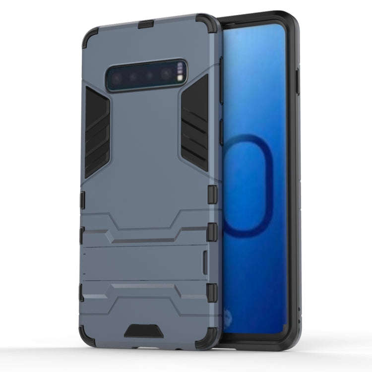 Shockproof PC + TPU Case for Galaxy S10, with Holder