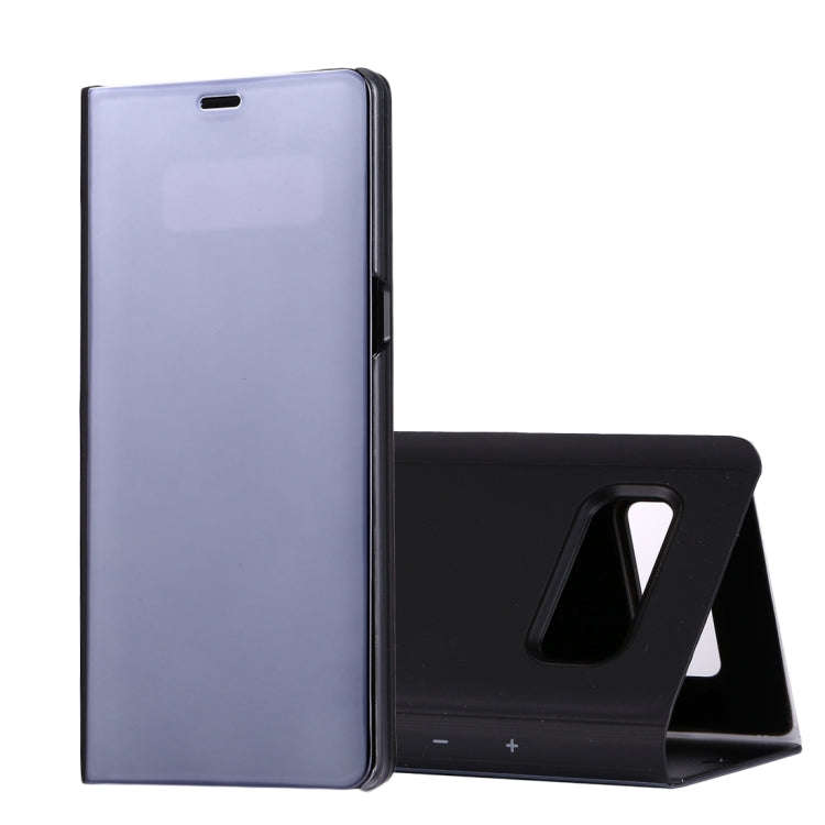 For Galaxy Note 8 Electroplating Mirror Horizontal Flip Leather Case with Sleep / Wake-up & Holde...