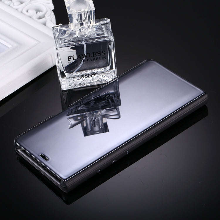 For Galaxy Note 8 Electroplating Mirror Horizontal Flip Leather Case with Sleep / Wake-up & Holde...