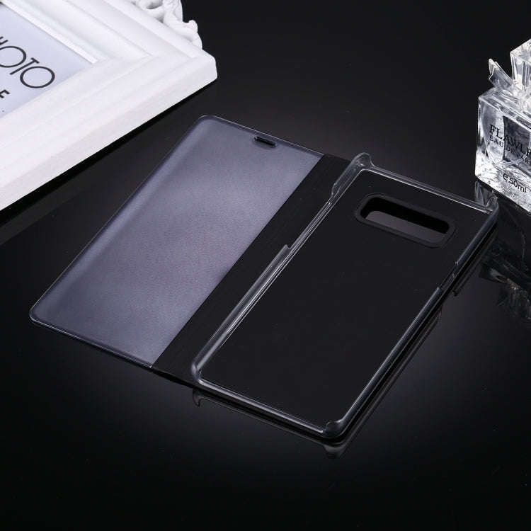For Galaxy Note 8 Electroplating Mirror Horizontal Flip Leather Case with Sleep / Wake-up & Holde...