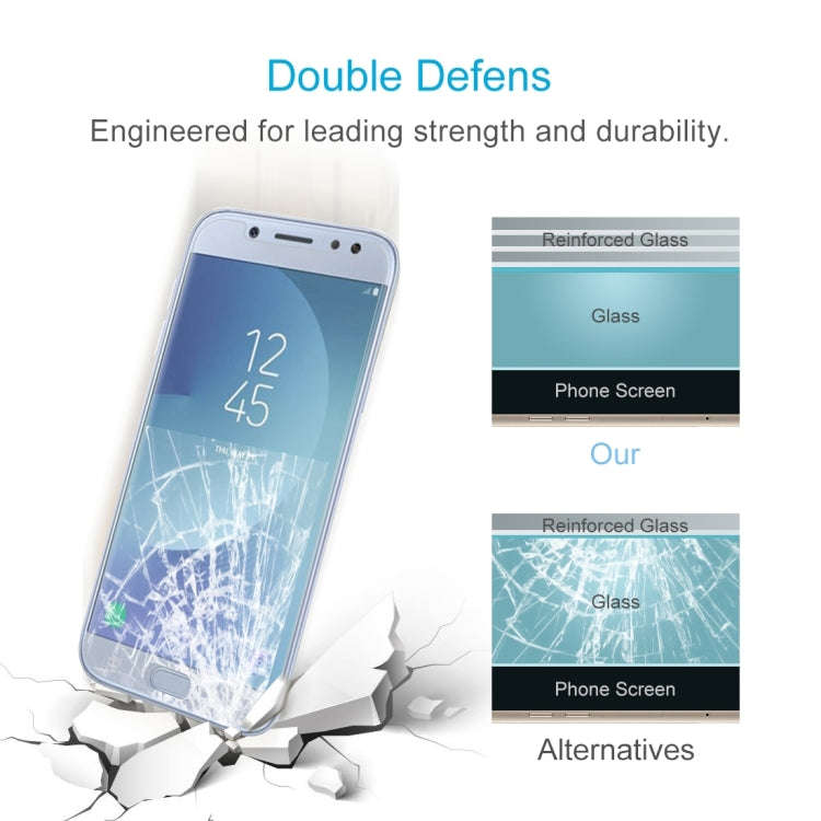 For Galaxy J5 (2017) (EU Version) 0.26mm 9H Surface Hardness 2.5D Explosion-proof Non-full Screen...