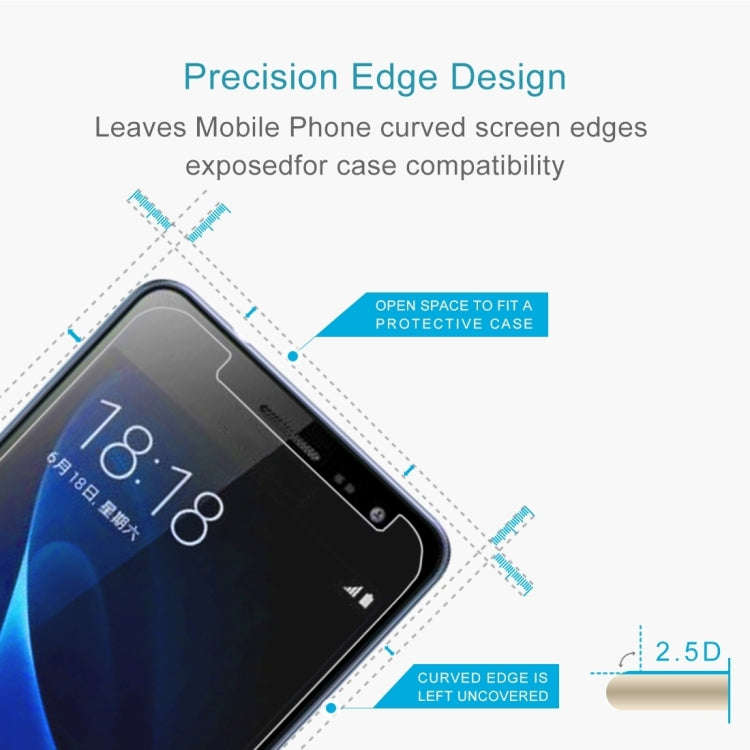 1 PCS For Galaxy J3 (2017) (EU Version) 0.26mm 9H Surface Hardness 2.5D Explosion-proof Non-full ...