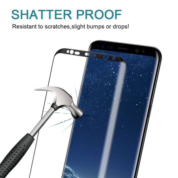 Full Screen Edge Glue Tempered Glass Screen Protector For Galaxy S8+, For Galaxy S8+ / G955 0.3mm