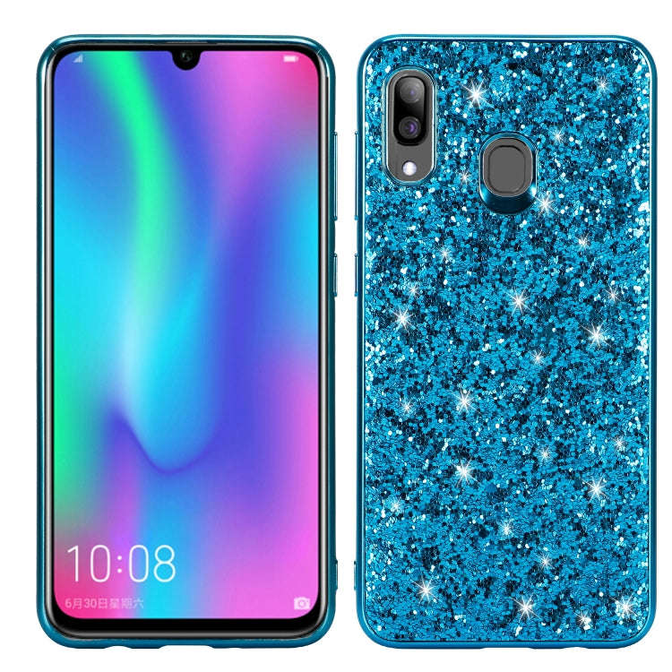 Glittery Powder Shockproof TPU Case for Galaxy A30, For Galaxy A30