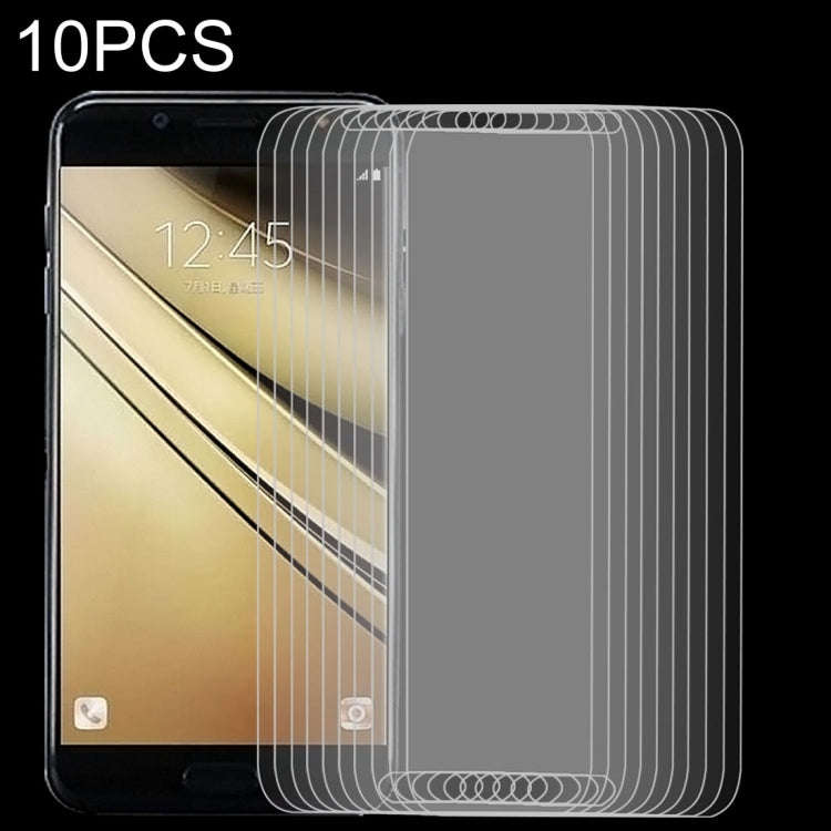10 PCS 9H 2.5D Tempered Glass Film for Galaxy C7 (2017), Galaxy C7 (2017) (10pcs)