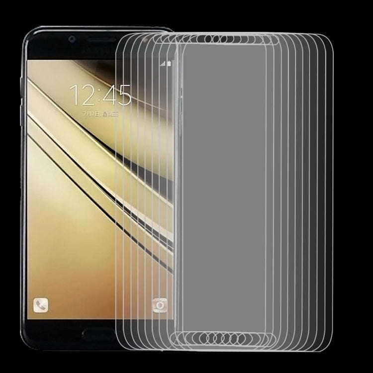 10 PCS 9H 2.5D Tempered Glass Film for Galaxy C7 (2017), Galaxy C7 (2017) (10pcs)