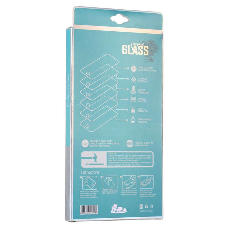 50 PCS Elephant Pattern Paper Outer + Plastic Inner Packaging Box for Tempered Glass Screen Prote...