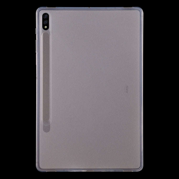 For Samsung Galaxy Tab S7 Plus 0.75mm Shockproof Outside Glossy Inside Frosted TPU Protective Cas...