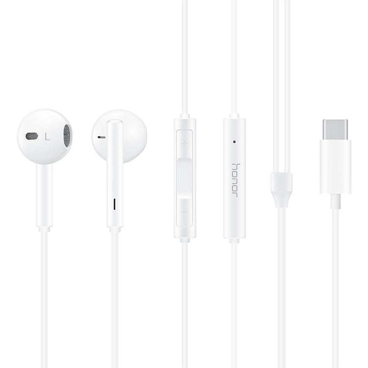 Original Honor AM33 USB-C / Type-C Classic Noise Reduction In-ear Wired Earphone, Support Wire Co...