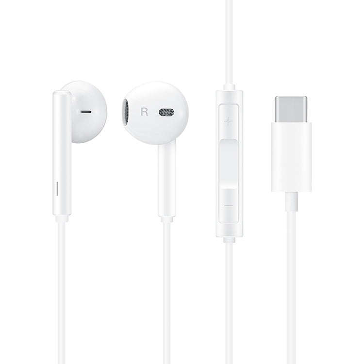 Original Honor AM33 USB-C / Type-C Classic Noise Reduction In-ear Wired Earphone, Support Wire Co...