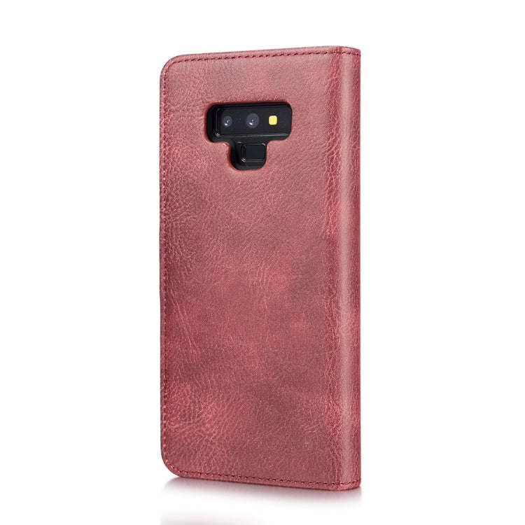 DG.MING Crazy Horse Texture Flip Detachable Magnetic Leather Case for Galaxy Note 9, with Holder ...
