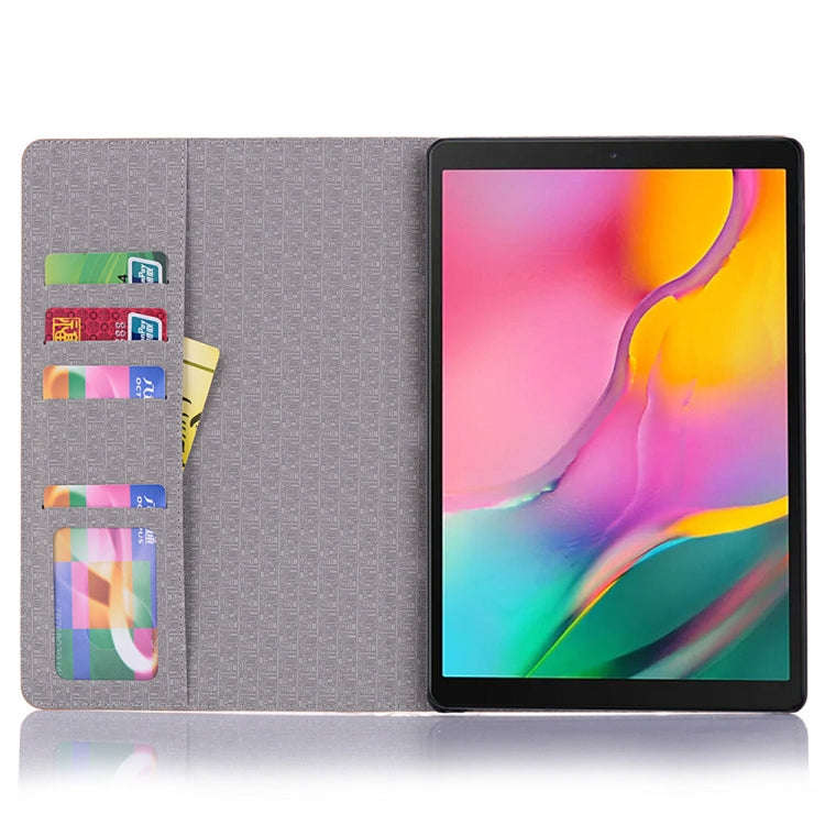 Map Texture Horizontal Flip Leather Case for Galaxy Tab S5e 10.5 T720 / T725,  with Holder & Card...