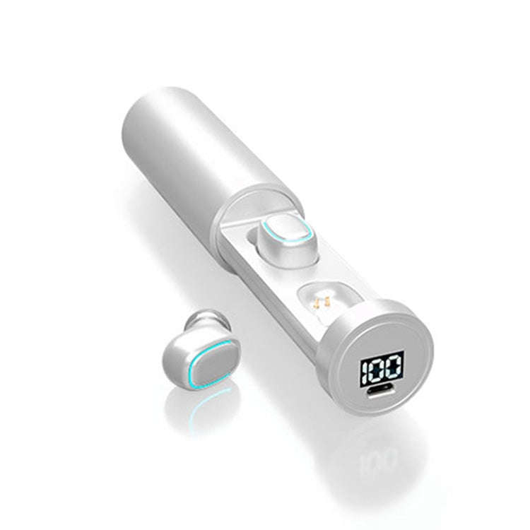 C1 Bluetooth 5.0 TWS Circular Chimney Touch Digital Display True Wireless Bluetooth Earphone with...