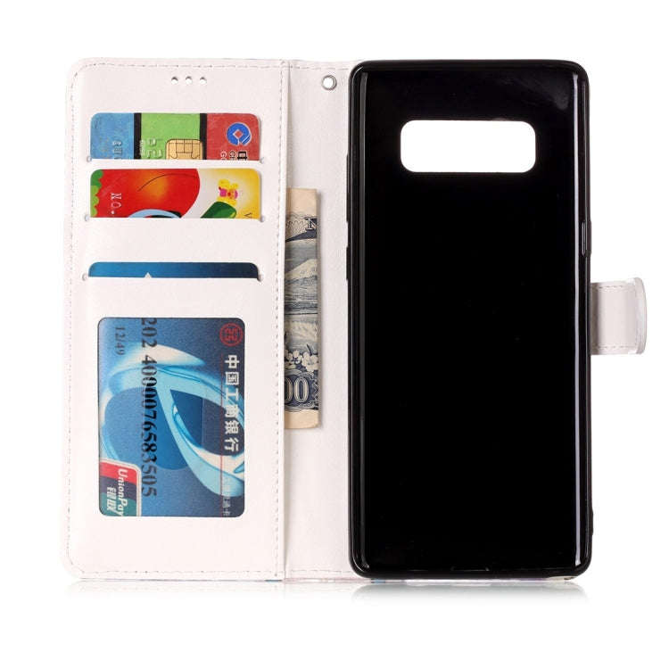 For Galaxy Note 8 Embossed Horizontal Flip Leather Case with Holder & Card Slots & Wallet & Photo...