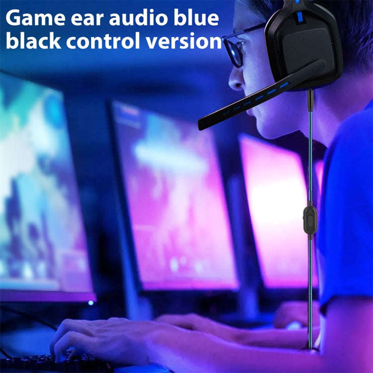 ZS0162 Wired Control Version Gaming Headset Audio Cable for Logitech Astro A10 A40 A30, Wired Con...