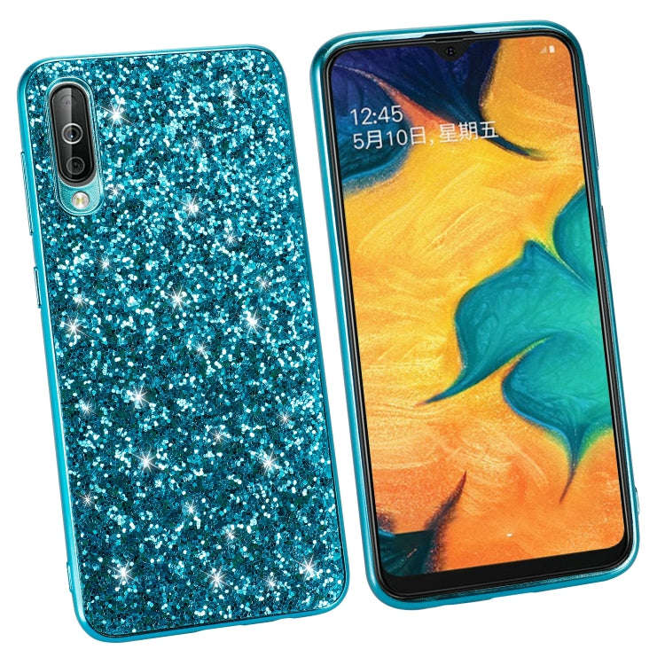 Glittery Powder Shockproof TPU Case for Galaxy A70, For Galaxy A70