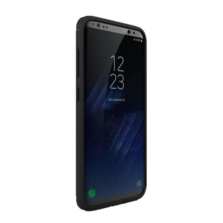 For Galaxy S8 + / G9550 Brushed Carbon Fiber Texture Shockproof TPU Protective Cover Case, For Ga...