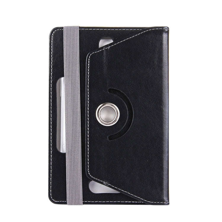 7 inch Tablets Leather Case Crazy Horse Texture 360 Degrees Rotation Protective Case Shell with H...