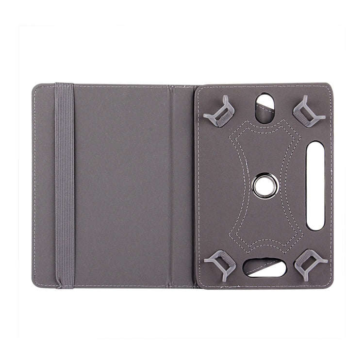 7 inch Tablets Leather Case Crazy Horse Texture 360 Degrees Rotation Protective Case Shell with H...