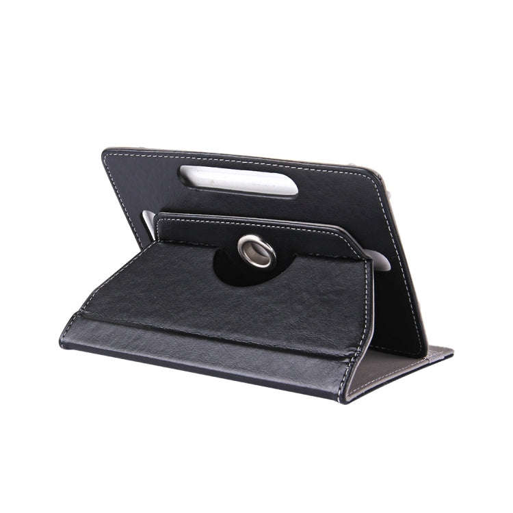 7 inch Tablets Leather Case Crazy Horse Texture 360 Degrees Rotation Protective Case Shell with H...