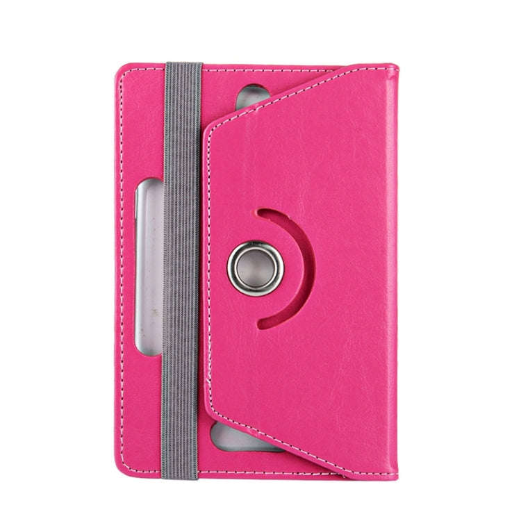 7 inch Tablets Leather Case Crazy Horse Texture 360 Degrees Rotation Protective Case Shell with H...