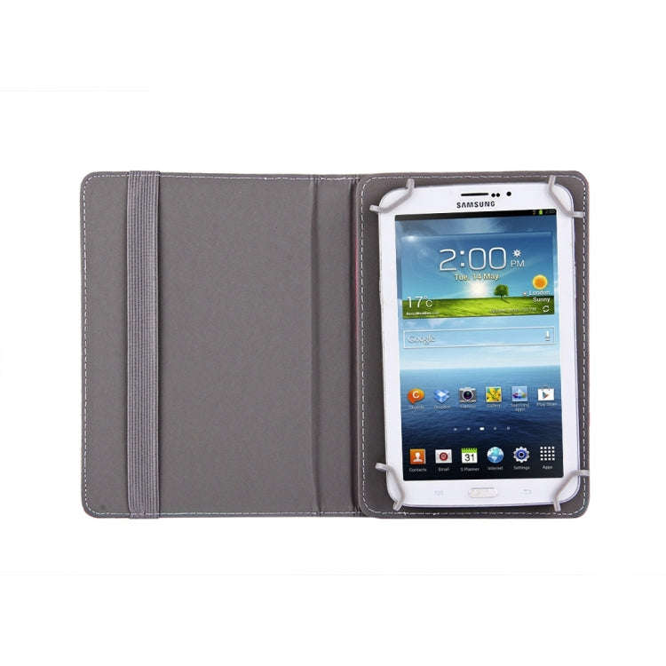 7 inch Tablets Leather Case Crazy Horse Texture 360 Degrees Rotation Protective Case Shell with H...