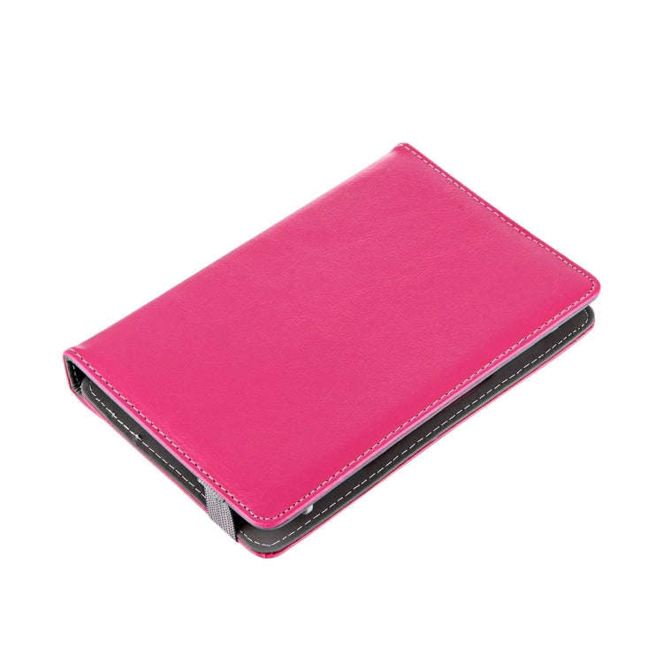 7 inch Tablets Leather Case Crazy Horse Texture 360 Degrees Rotation Protective Case Shell with H...